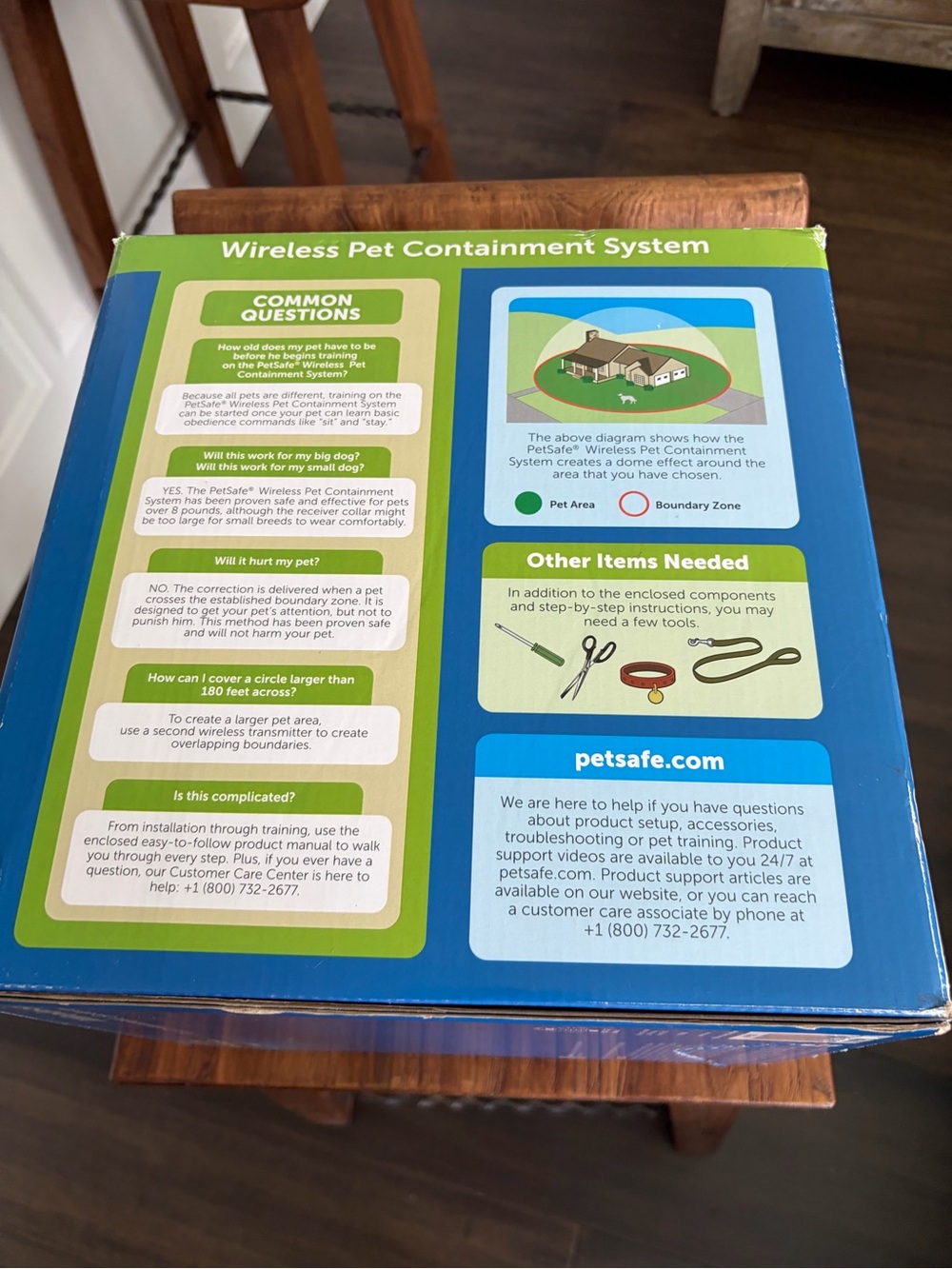 PetSafe Wireless Pet Containment System - Blue and Green - Picture 4 of 6